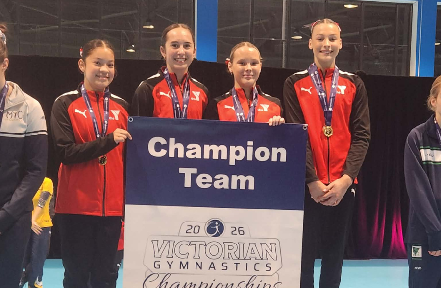 YMCA Geelong Gymnastics Club Champion Team at the 2026 Senior Victorian Championships