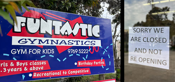 Funtastic Gymnastics closure